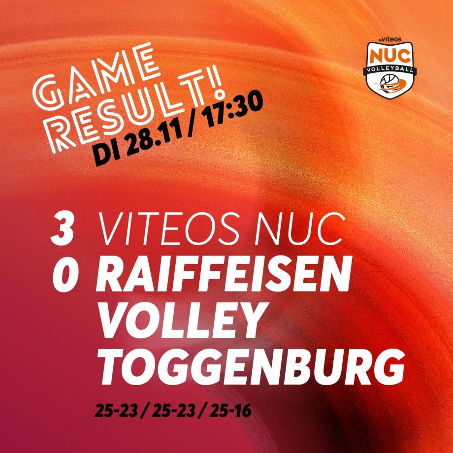 NUC Toggenburg Game Result